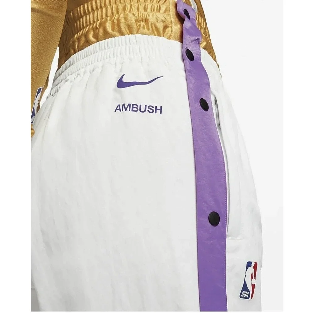 NIKE x AMBUSH LA Lakers TEARAWAY PANT Women's Size XS X-Small NWT